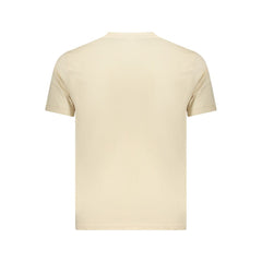 Coveri Moving Beige Cotton Mens T-Shirt