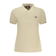Noorwegen 1963 Beige Katoenen Damespolo
