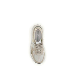 Premiata Beige Polyamide Athletic Sneakers