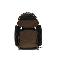Prada Bruine gerecyclede polyamide rugzak