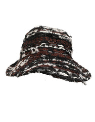 Dolce & Gabbana Dames Multicolor Acryl Tweed Emmer Hoed