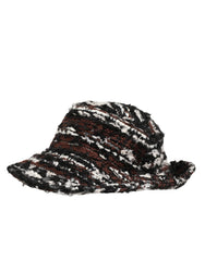 Dolce & Gabbana Dames Multicolor Acryl Tweed Emmer Hoed