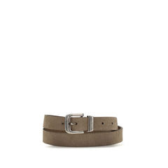 Brunello Cucinelli Beige Kalfsleren Dunne Riem van Bos Taurus