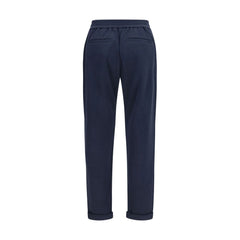 Brunello Cucinelli Blauwe Casual Broek van Polyamide