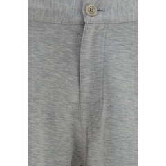 Brunello Cucinelli Grijze Katoenen Bermudashorts