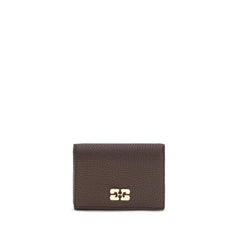 Ganni Bruine Portemonnee van Gerecycled Polyester