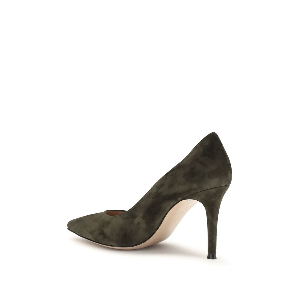 Gianvito Rossi Bicolor Kalfsleer Bos Taurus Hoge Hakken