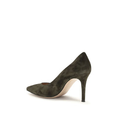 Gianvito Rossi Bicolor Kalfsleer Bos Taurus Hoge Hakken