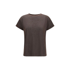 Brunello Cucinelli bruin nylon T-shirt