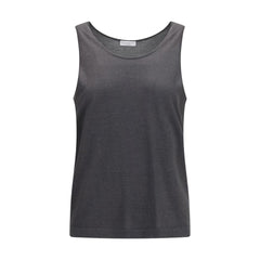 Brunello Cucinelli Grijze Cashmere Tanktops