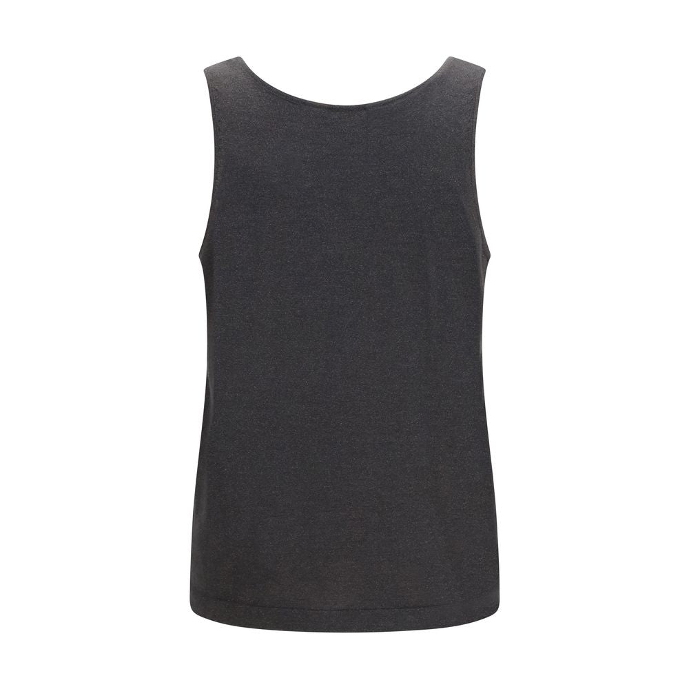 Brunello Cucinelli Grijze Cashmere Tanktops
