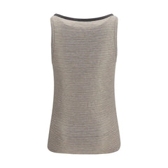 Brunello Cucinelli Beige Linnen Tanktops