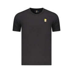 Marina Militare Black Cotton Men's T-Shirt