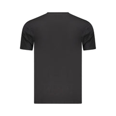 Marina Militare Black Cotton Men's T-Shirt