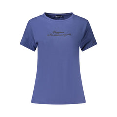 North Sails Blue Cotton Women T-Shirt