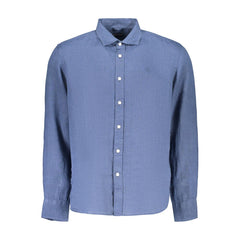 North Sails Blue Linen Men's Shirt