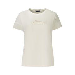 North Sails Bianco Katoenen Dames T-shirt