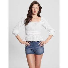 Guess Witte Ramie Tanktops