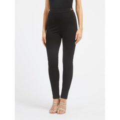 Guess Black Viscose Casual Pants