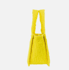 Marc Jacobs The Monogram Terry Tote Small Golden Kiwi Schoudertas