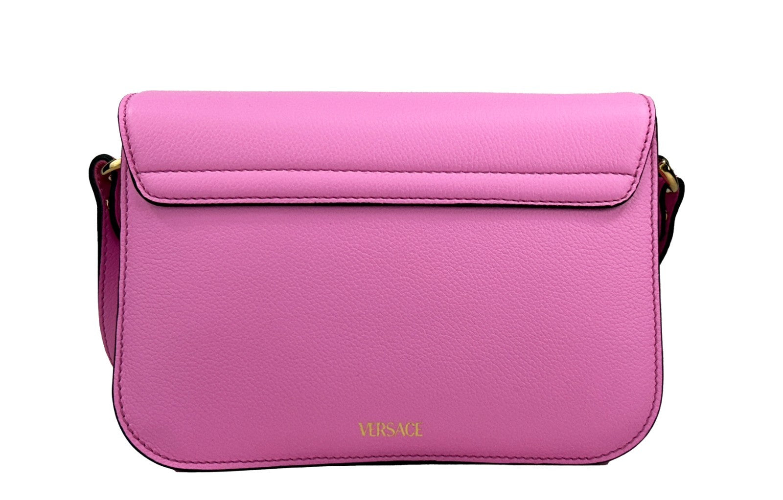 Versace La Medusa Pinke Leder-Schulter-Umhängetasche