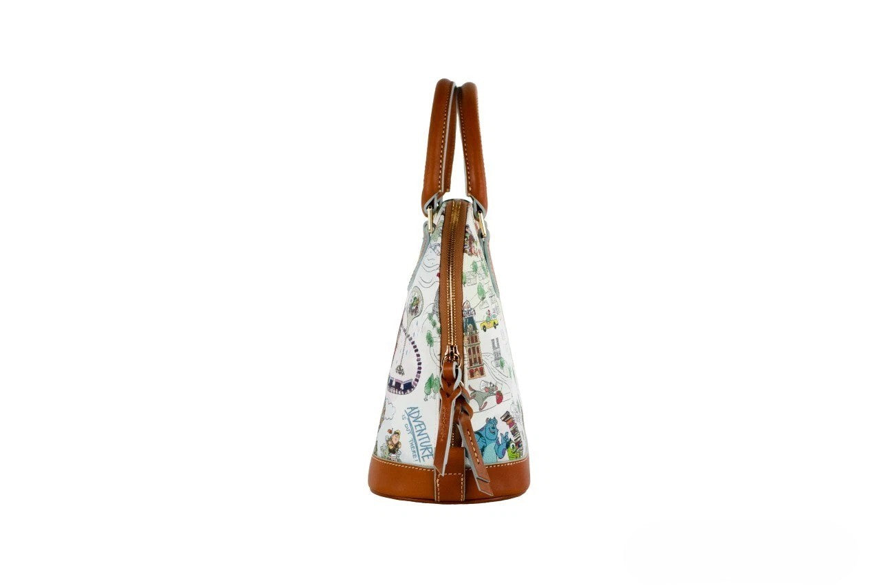 Dooney & Bourke Disney Pixar Kaarten Satchel Crossbody Tas