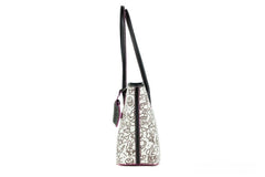 Dooney & Bourke Disney Medium Minnie Mouse Line Art Coated Cotton Tote Handtas