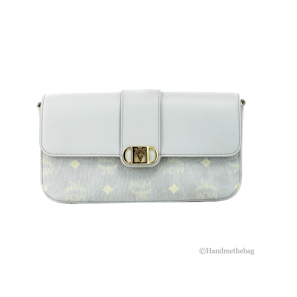 MCM Kleine Mode Travia Gecrêpeerde Visetos Leren Schouder Crossbody Clutch Tas