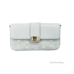MCM Kleine Mode Travia Gecrêpeerde Visetos Leren Schouder Crossbody Clutch Tas