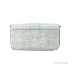 MCM Kleine Mode Travia Gecrêpeerde Visetos Leren Schouder Crossbody Clutch Tas