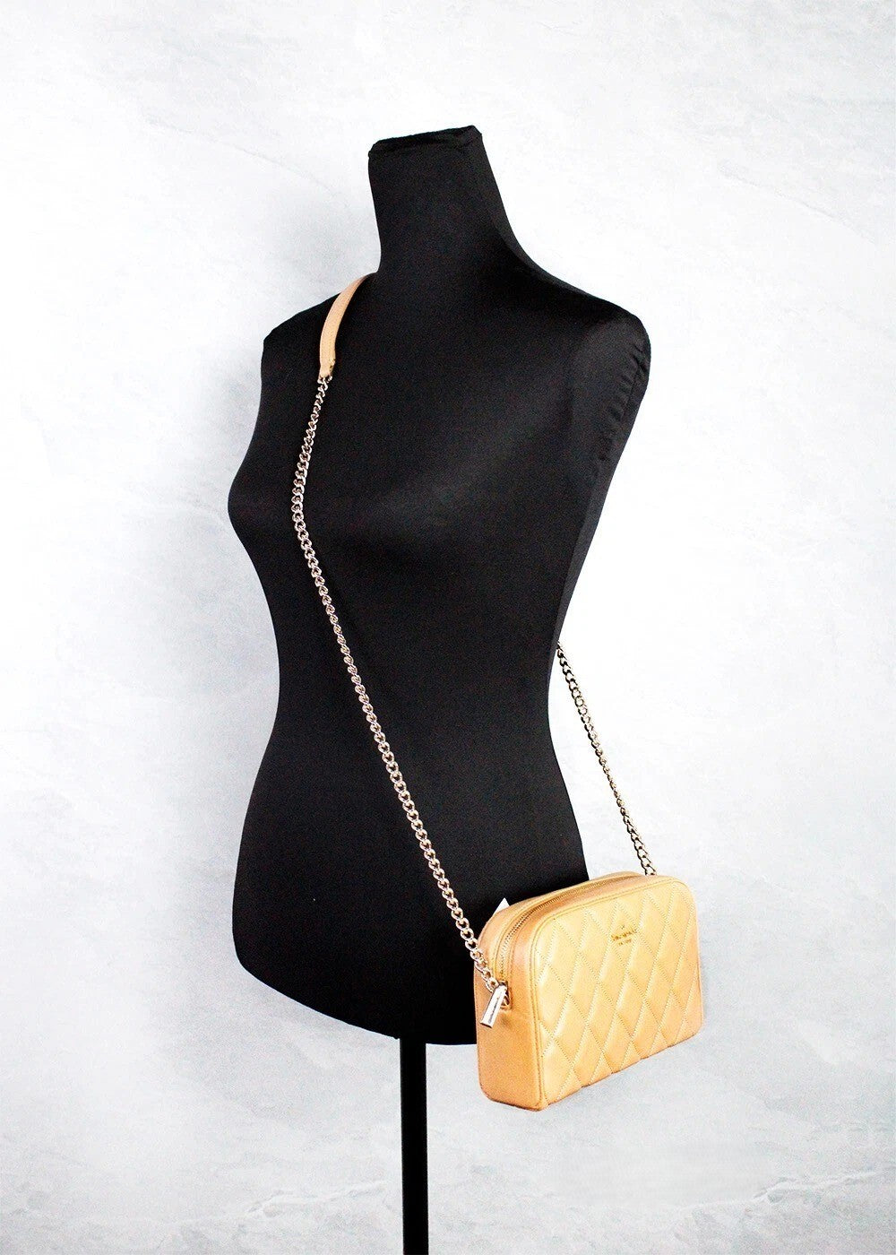 Kate Spade Carey Mini Tiramisu Gewatteerde Gladleren Cameratas Crossbody