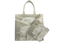 Burberry EKD Canvas-Einkaufstasche mit Münztäschchen