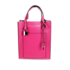 Marc Jacobs Mini Grind Cactus Flower Pebbled Leather Crossbody Tote Bag