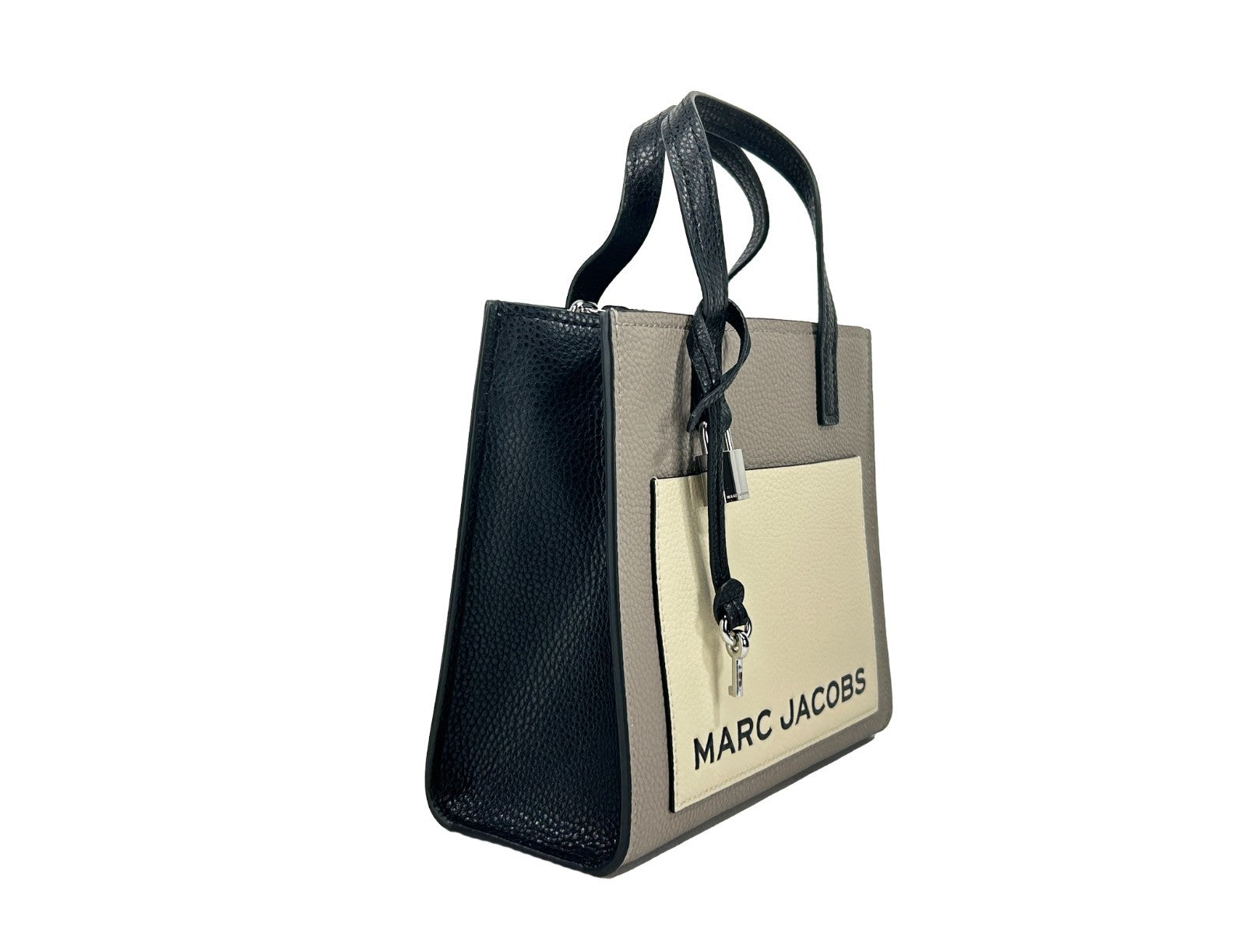 Marc Jacobs Grind Mini Leren Tote Crossbody Tas
