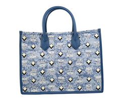 MCM Aren München Denim Boodschappentas