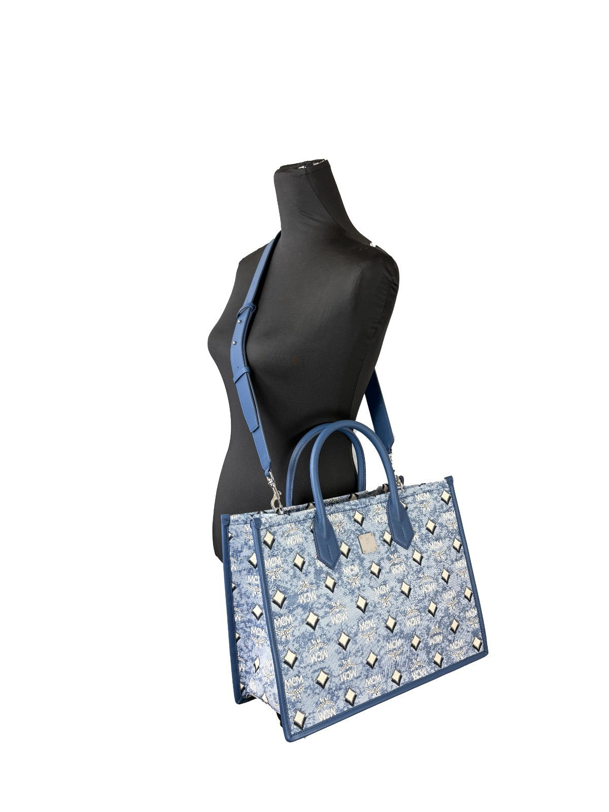 MCM Aren München Denim Boodschappentas