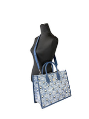 MCM Aren München Denim Boodschappentas