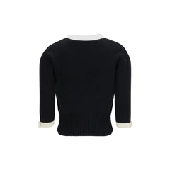 Valentino Black Cotton Cardigan
