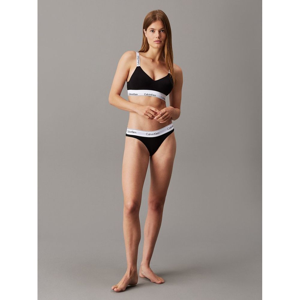 Calvin Klein Black Cotton Bra