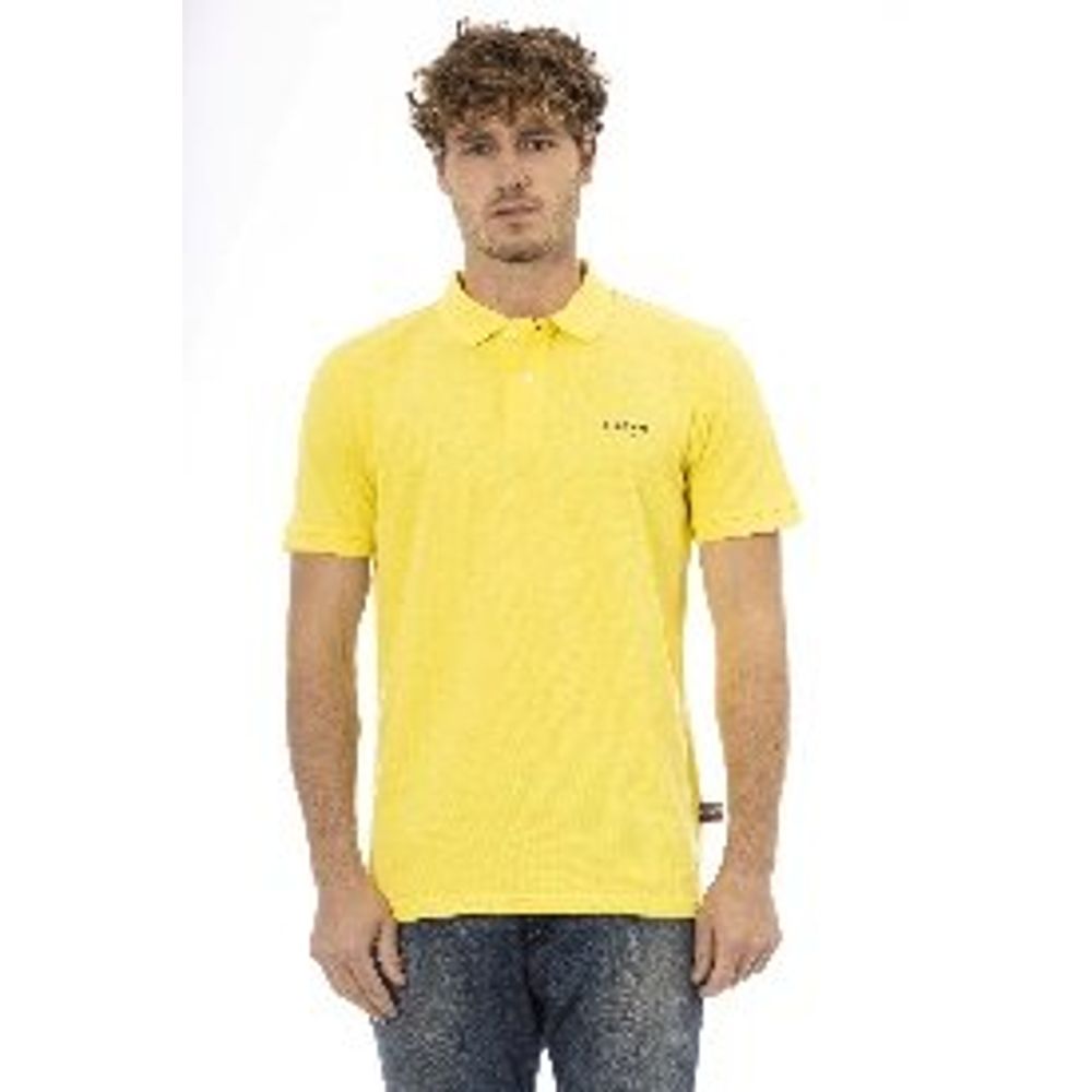 Baldinini Trend Black And White Cotton Polo Shirt