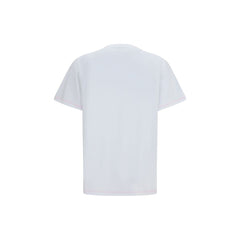 Ganni White Cotton T-Shirt