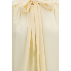 Chloé Beige Polyester Blouse