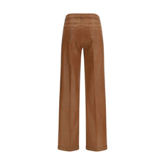 L'Agence Beige Cotton Jeans Denim