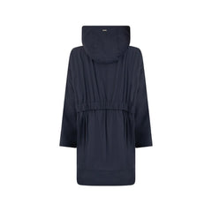 Herno Blue Elastane Coat