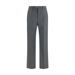 Valentino Garavani Gray Wool Oves Aries Dress Pants