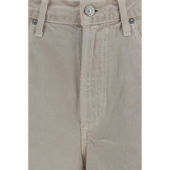 Citizens of Humanity Beige Cotton Jeans Denim