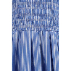 Ganni Blue Cotton Casual Dress