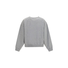 Ganni Gray Cotton Sweatshirt