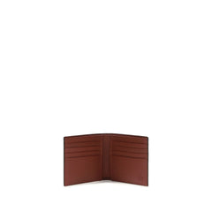 Valentino Garavani Bordeaux Calf Leather Bos Taurus Wallet
