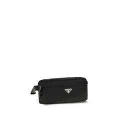 Prada Zwarte Clutch van Gerecycled Polyamide